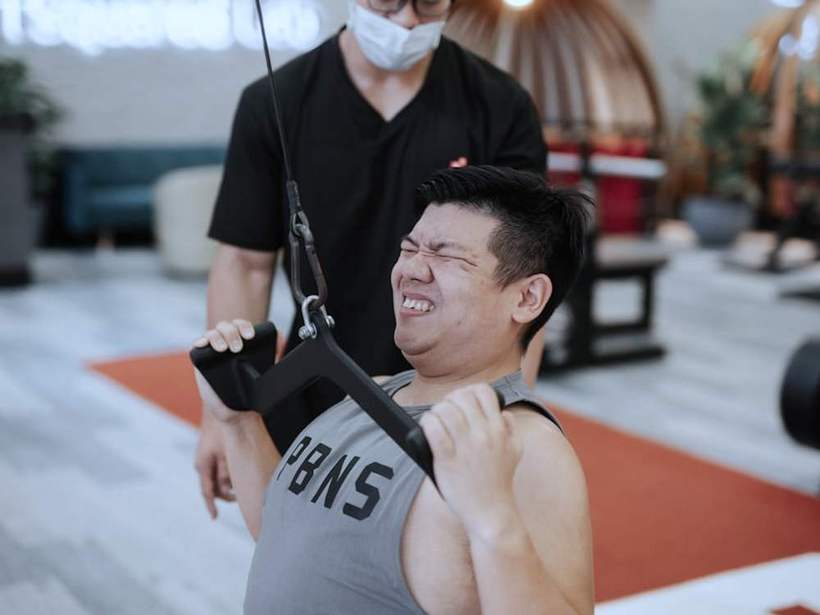 Strength and recovery exercise during physiotherapy